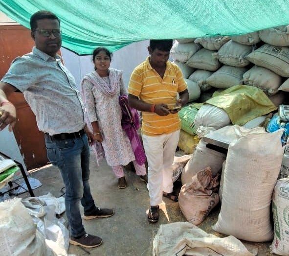 बालोद में 132 क्विंटल अवैध धान जब्त