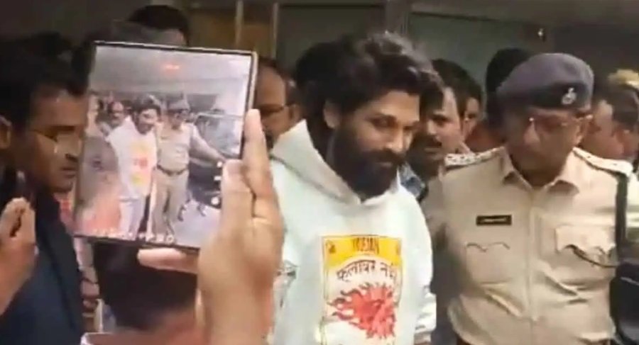 अल्लू अर्जुन गए जेल, पुलिस ने किया था गिरफ्तार