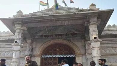 राजधानी के जैन मंदिर में 10 लाख के आभूषण की चोरी