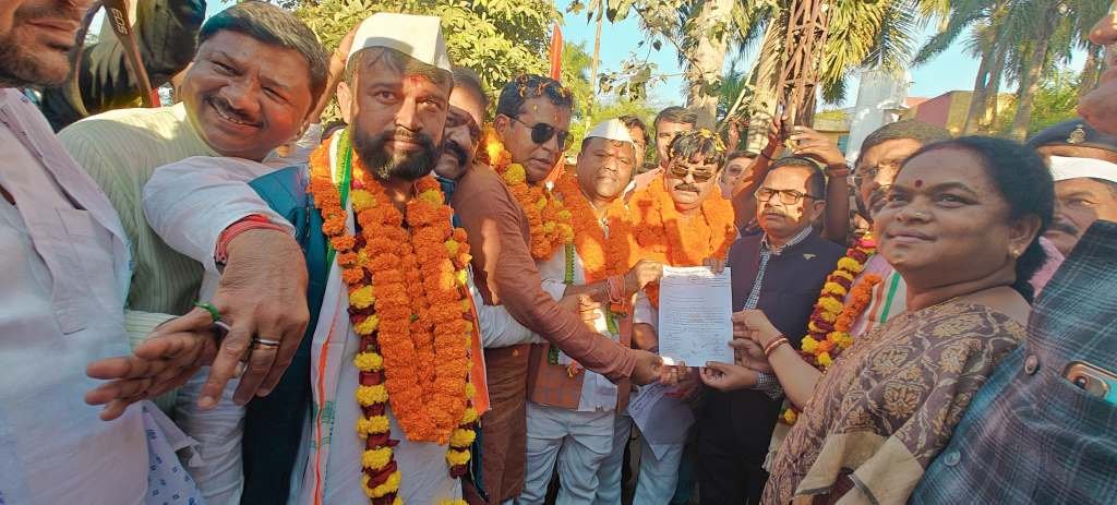 पीसीसी चीफ ने खूटपदर से निकाली 13 किमी की न्याय यात्रा