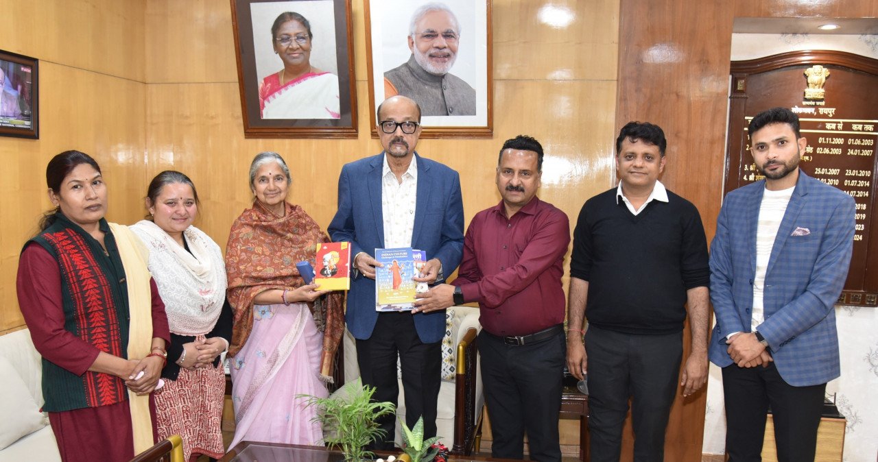 राज्यपाल श्री डेका से विवेकानंद केन्द्र के पदाधिकारियों ने की सौजन्य भेंट