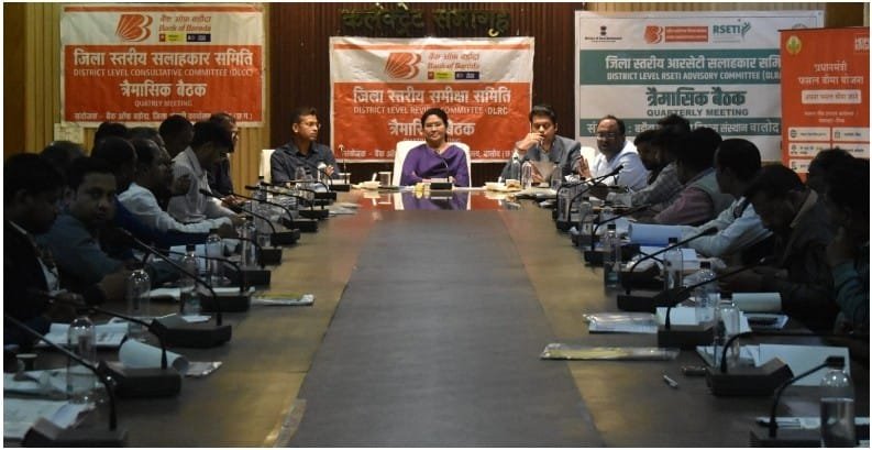 कलेक्टर दिव्या उमेश मिश्रा ने लंबित व निष्क्रिय खातों पर सख्त कार्रवाई के निर्देश दिए