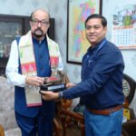 राज्यपाल श्री रमेन डेका से एनएचएआई के क्षेत्रीय अधिकारी ने की भेंट